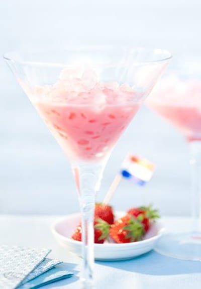 Een strawberry hill cocktail